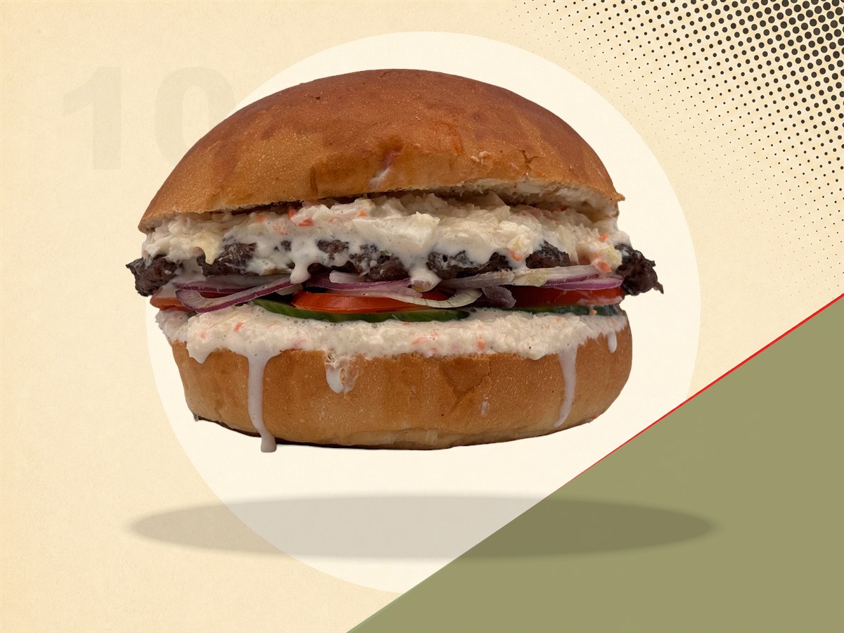 Coleslaw Burger – marhahúspogácsa, amerikai káposztasaláta